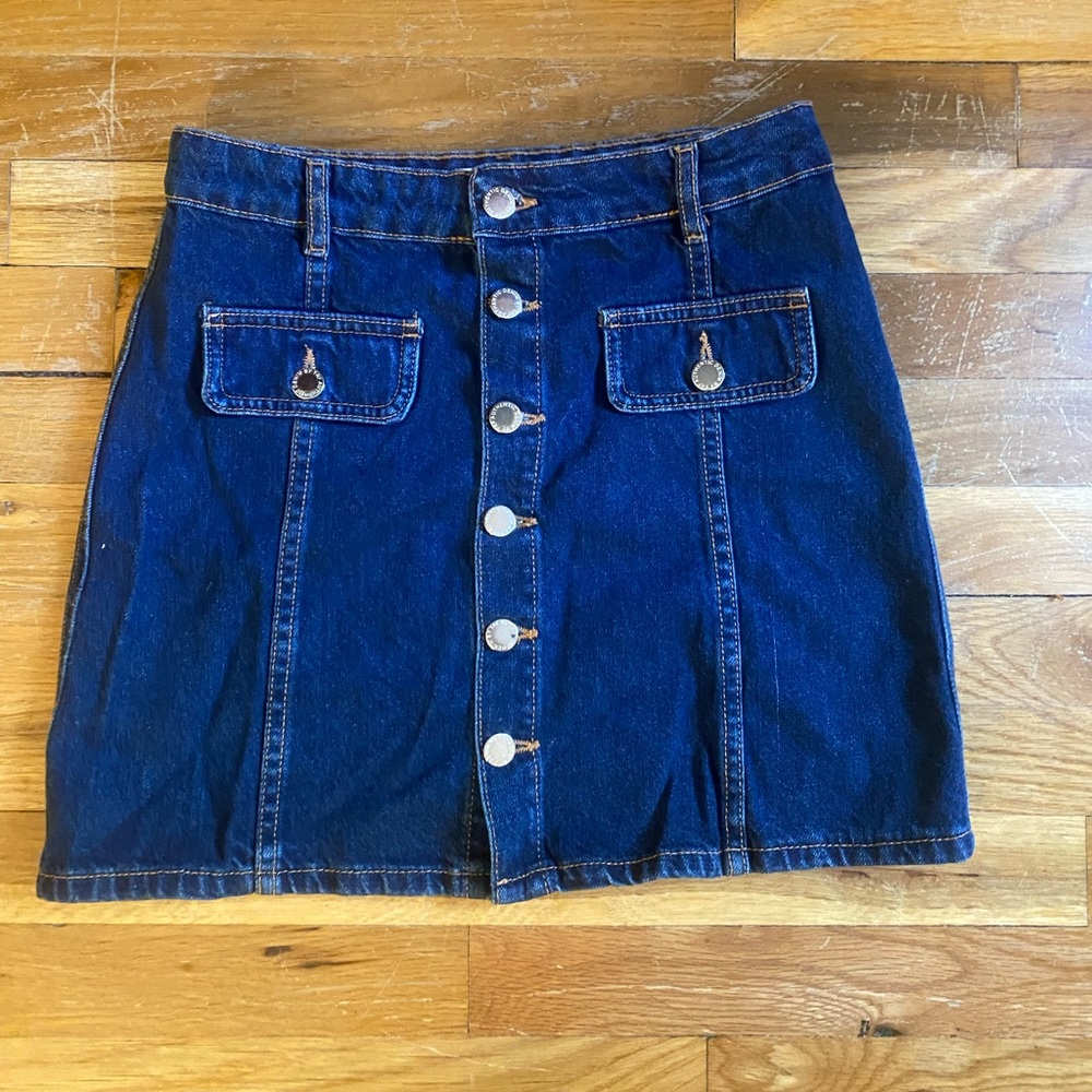 Zara | jean skirt